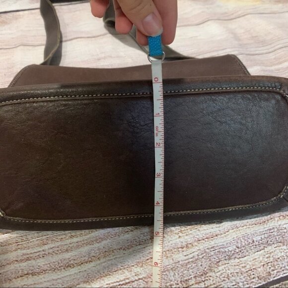Coach Brown Leather Legacy Crossbody Purse - Picture 15 of 15